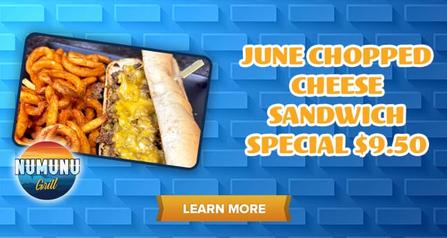 June Chopped Cheese Sandwich Special